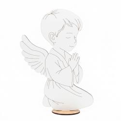 Figurka aniołek chłopiec komunia dekoracja 30 cm