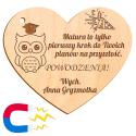 Brelok magnes z grawerem na maturę prezent