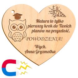 Brelok magnes z grawerem na maturę prezent