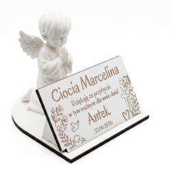Winietka imienna aniołek chrzest święty...