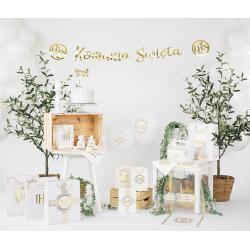 Baner Komunijny Komunia Święta IHS Złoty 150cm...