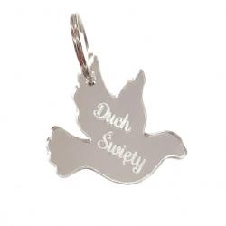 Brelok gołąbek Duch Święty komunia grawer...