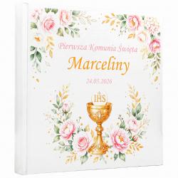 Album pamiątka pierwszej komunii dziewczynki...