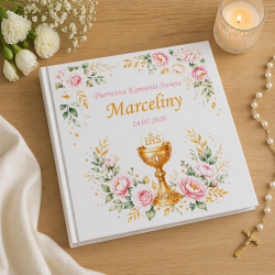 Album pamiątka pierwszej komunii dziewczynki...