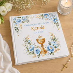 Album pamiątka pierwszej komunii dla chłopca...