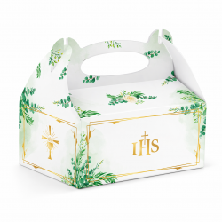 Pudełko na ciasto z motywem Pierwszej Komunii...