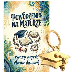 Brelok czapka absolwenta matura prezent dla...