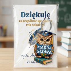 Brelok dla ucznia prezent na zakończenie roku...