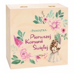 Pamiątka Pierwszej Komunii Świętej pudełko na...