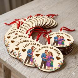 Medal na Dzień Rodziny z nadrukiem prezent dla...
