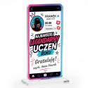 Personalizowana statuetka Instagram telefon z imieniem dla najlepszego ucznia prezent od nauczyciela