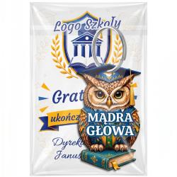Brelok sowa Mądra Głowa prezent ukończenie...