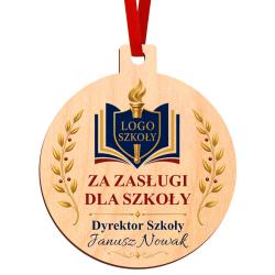 Medal z Logo Szkoły na Zakończenie Roku...