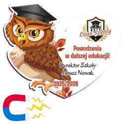 Magnes z Logo Szkoły Personalizowany Prezent...