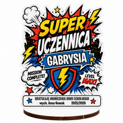 Personalizowana statuetka Super Uczennica z...