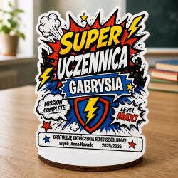 Personalizowana statuetka Super Uczennica z...