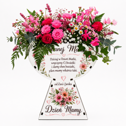 Flowerbox dla Mamy na kwiaty drewniany box na...