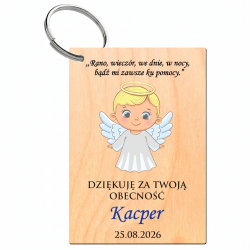 Brelok magnes na Chrzest Święty personalizowany...