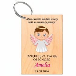 Brelok magnes na Chrzest Święty personalizowany...