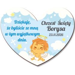 Magnes na Chrzest Święty z nadrukiem...