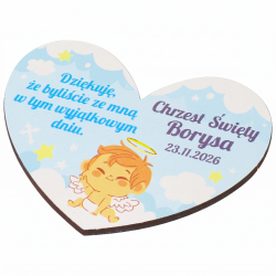 Magnes na Chrzest Święty z nadrukiem...