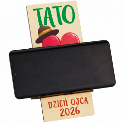 Prezent na Dzień Ojca podstawka na telefon...