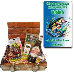 Personalizowana skrzynka dla Taty wędkarza...