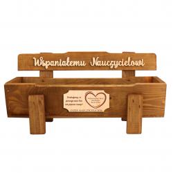 Ławeczka Doniczka na kwiaty dla Nauczyciela z...