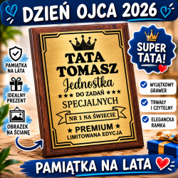 Grawerton grawerowany dla Taty prezent na Dzień...