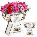 Flowerbox dla Taty personalizowany box na kwiaty Dzień Ojca prezent z dedykacją
