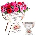 Flowerbox dla nauczyciela z dedykacją prezent na zakończenie roku szkolnego Dzień Nauczyciela personalizowany