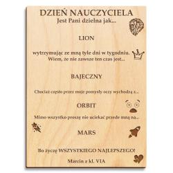 Dyplom na Słodycze dla Nauczyciela od Ucznia z...