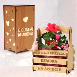 Zestaw na Dzień Dziadka lampka nocna + nosidło...