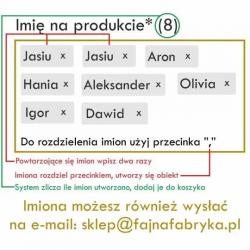 Zakładka z nadrukiem i długopisem z imieniem...