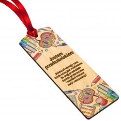 Zakładka do książki z kolorowym nadrukiem na...
