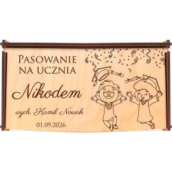 Pudełko na czekoladę z grawerem Pasowanie na...