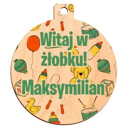 Medal z nadrukiem Witaj w Żłobku z imieniem...