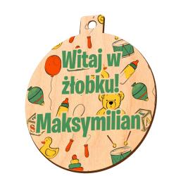 Medal z nadrukiem Witaj w Żłobku z imieniem...