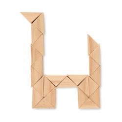 Drewniane Puzzle Łamigłówka Układanka Logiczna...