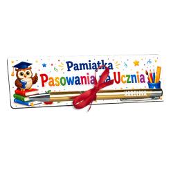 Zakładka z długopisem i imieniem z nadrukiem...