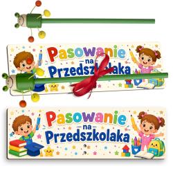 Zakładka z ołówkiem z nadrukiem Pasowanie na...