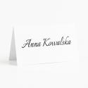 Winietka na Stół z Nadrukiem Personalizowana na Ślub Wesele Urodziny Wizytówka dla Gości Elegancka
