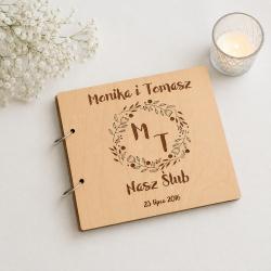 Album z dedykacją na zdjęcia ślubne Nasz Ślub...