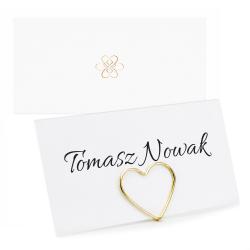 Winietki Ślubne Minimalistyczne z Nadrukiem...