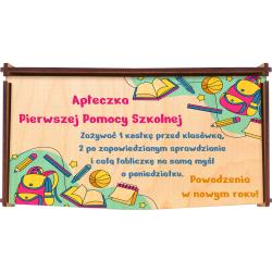 Pudełko na czekoladę z nadrukiem Apteczka...