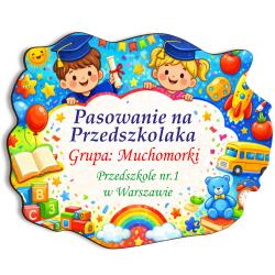 Magnes z nadrukiem Pasowanie na Przedszkolaka...