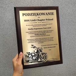 Grawerton Dyplom Uznania Podziękowanie dla...