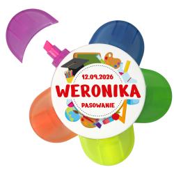 Zakreślacz z nadrukiem personalizowany 5w1 z...