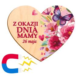 Drewniany magnes z nadrukiem na Dzień Mamy 26...