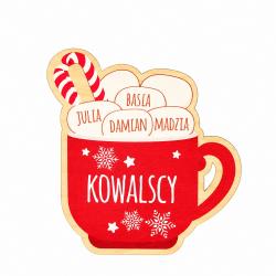 Bombka kubek czekolady z piankami i imionami...